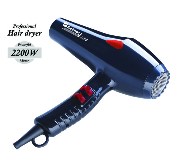 מייבש שיער 2200W סלמור פן לשיער עם דיפיוזר ושתי פיות