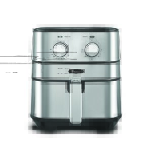 סיר טיגון ללא שמן נירוסטה סלמור AIR FRYER נפח 5 ליטר
