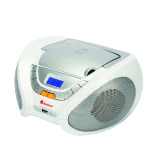 רדיו דיסק סלמור מערכת שמע USB ,MP3 ,CD ,bluetooth בצבע לבן