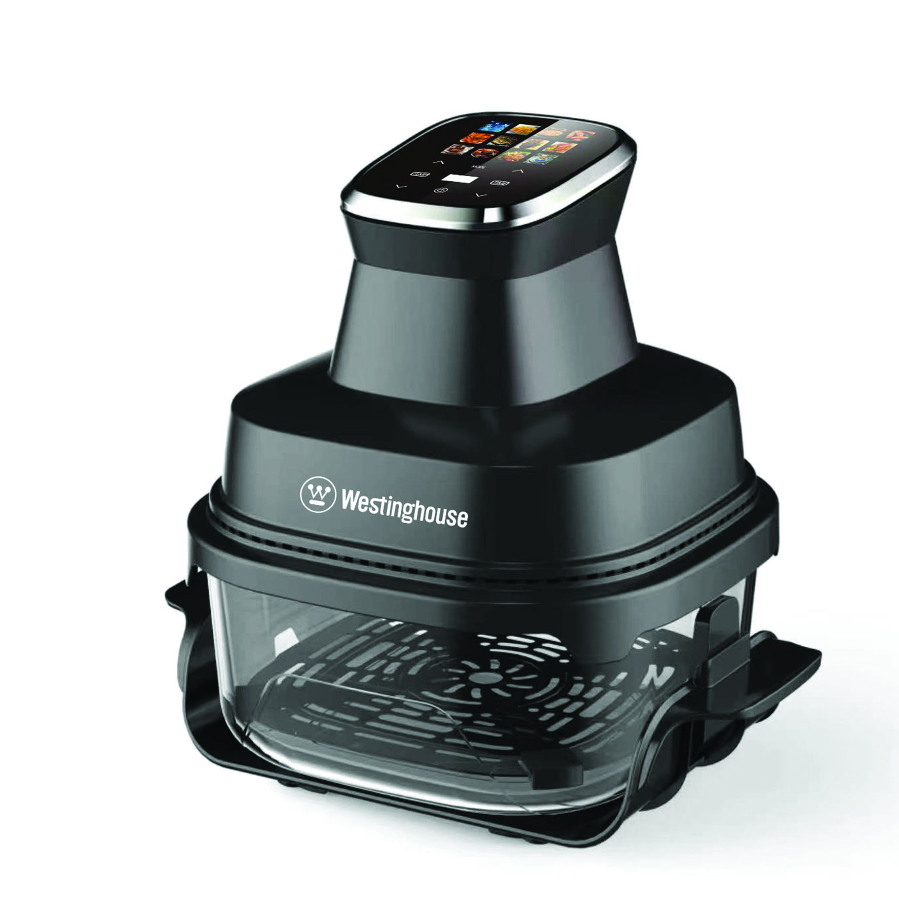 AirFry Crunchi מערכת בישול ניידת מזכוכית ללא שמן מבית Westinghouse דגם WKAFX27D מכירה מוקדמת
