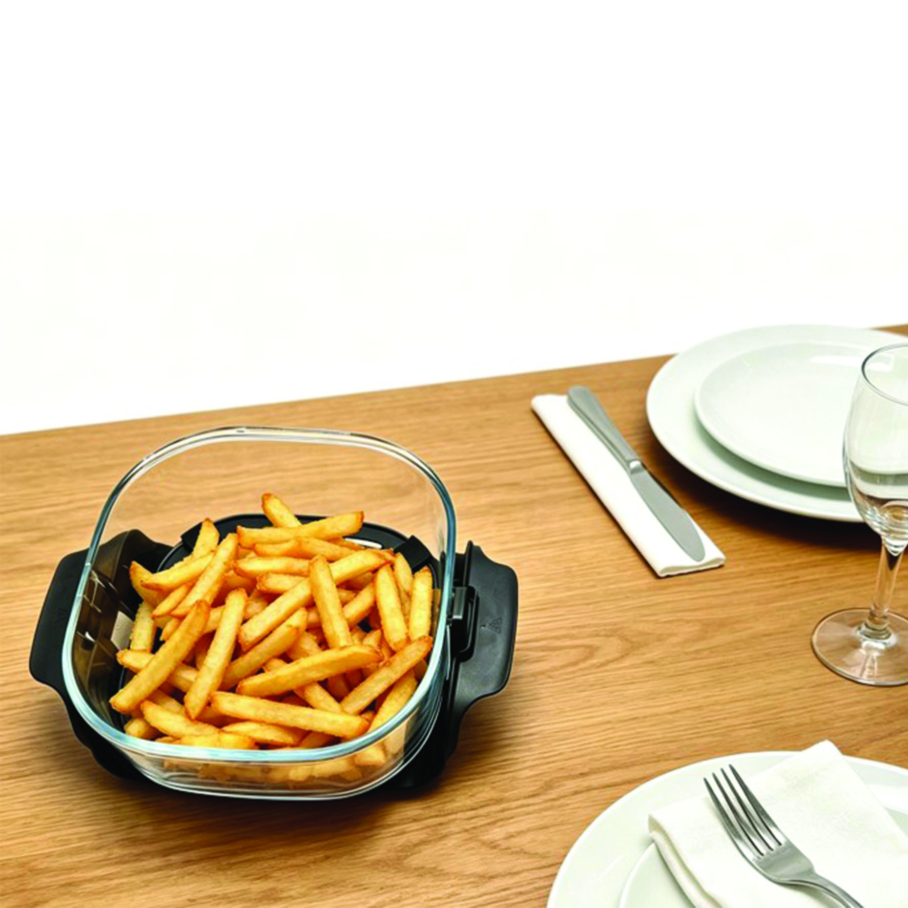 AirFry Crunchi מערכת בישול ניידת מזכוכית ללא שמן מבית Westinghouse דגם WKAFX27D מכירה מוקדמת