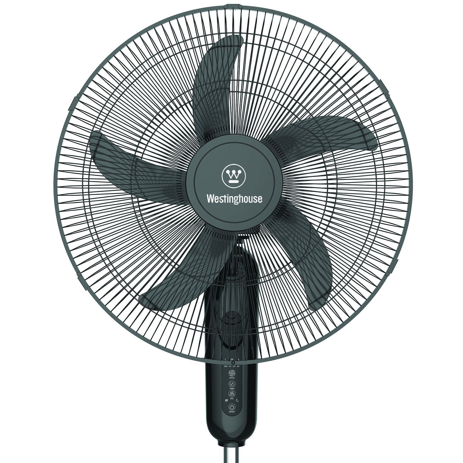 מאוורר עמוד עם שלט רחוק 18 אינץ  Westinghouse בסיס עגול וחמש כנפיים WSFST-1808